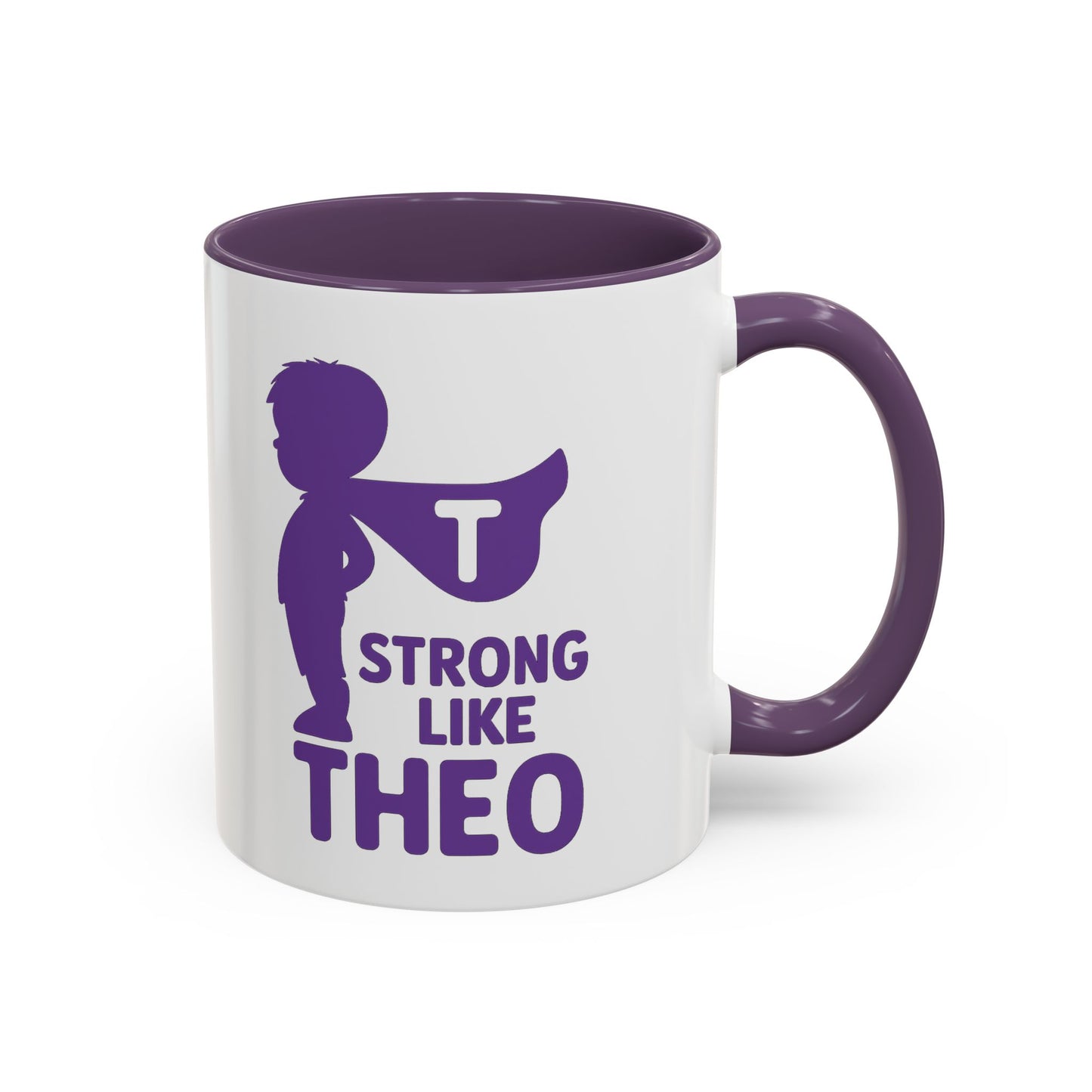 "Strong Like Theo" Coffee Mug- Caped Silhouette Edition