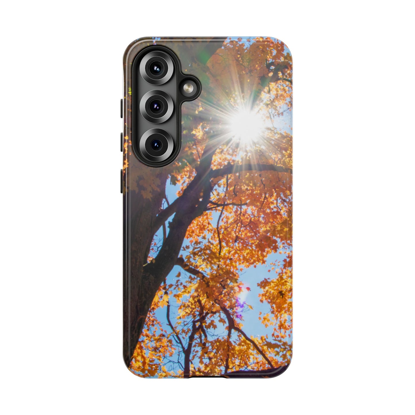 Autumn Vibes Phone Case - Nature-Inspired Tough Cases with Fall Leaves Design