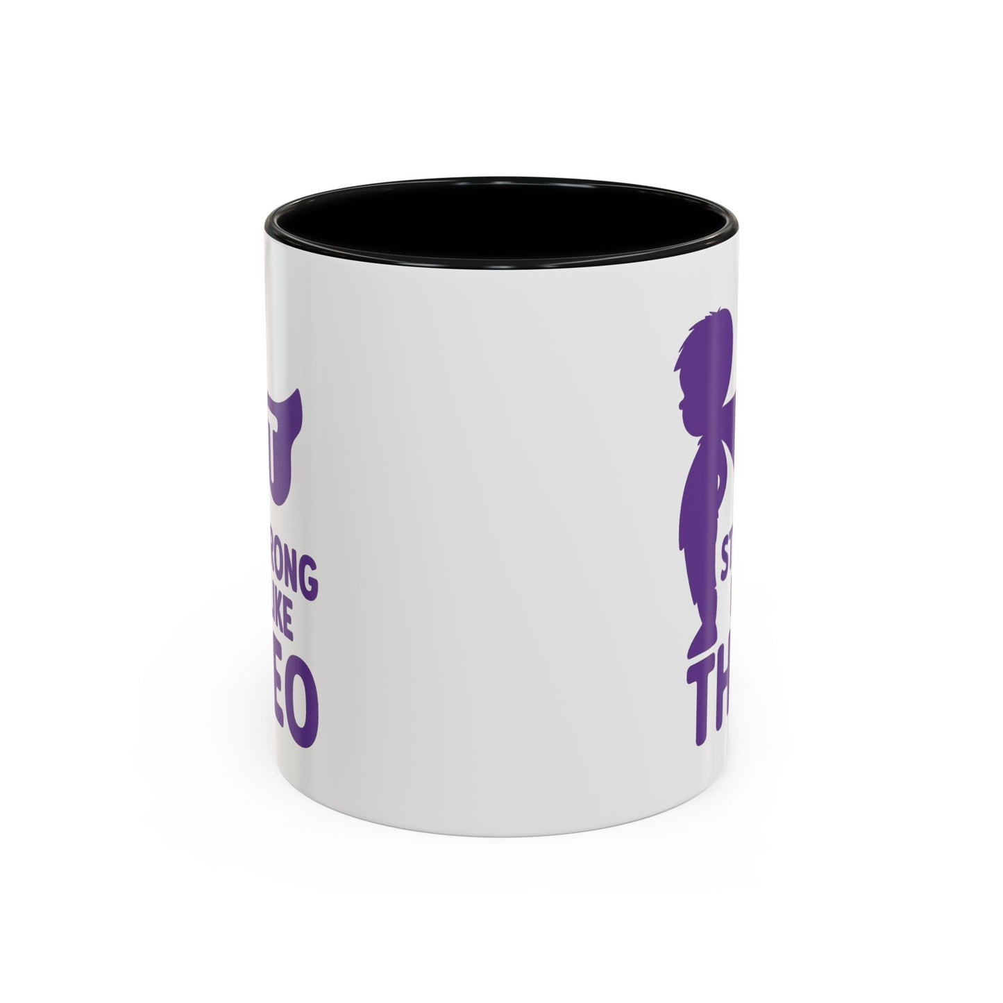 "Strong Like Theo" Coffee Mug- Caped Silhouette Edition
