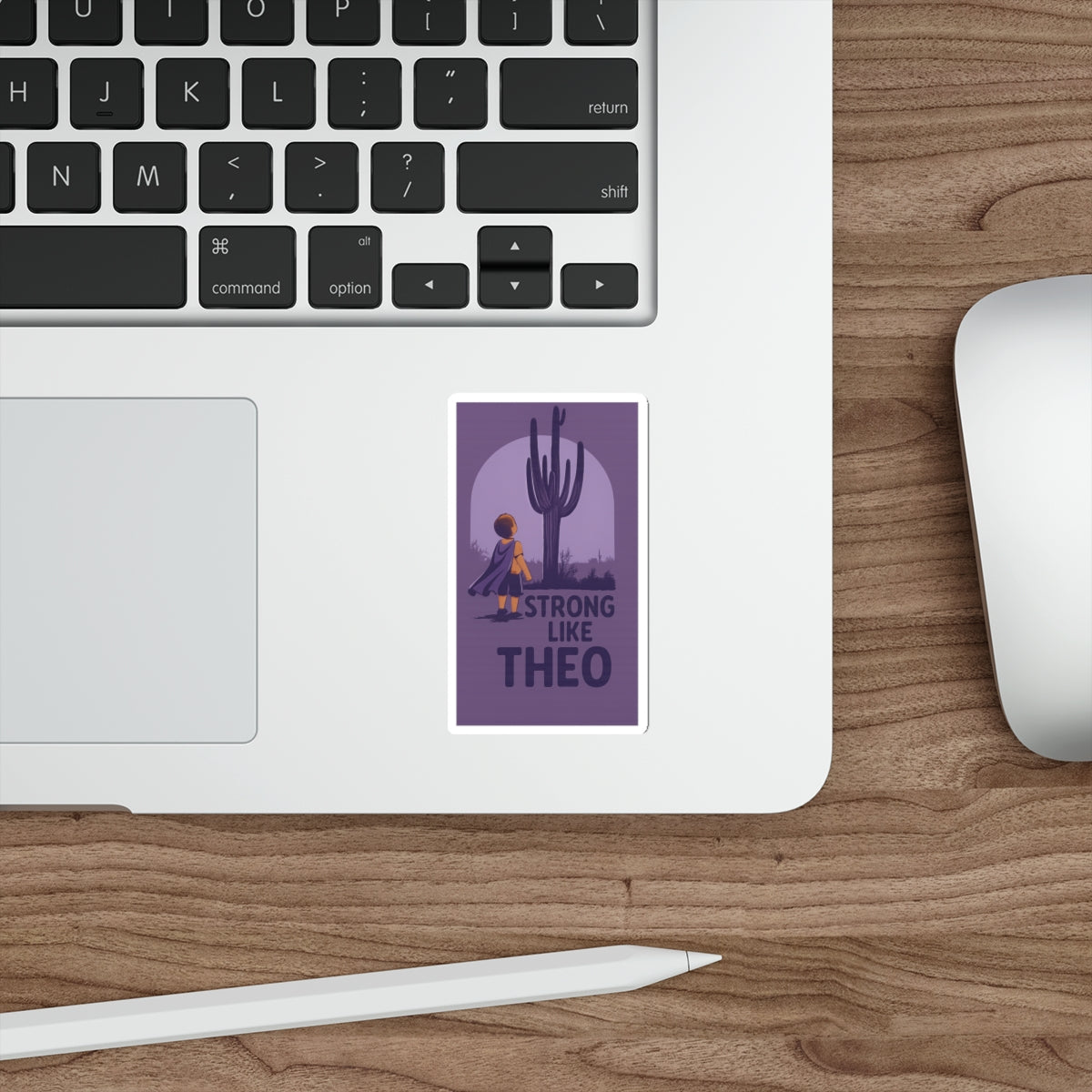 Strong Like Theo Die-Cut Stickers - Saguaro Edition- TBI Recovery Support