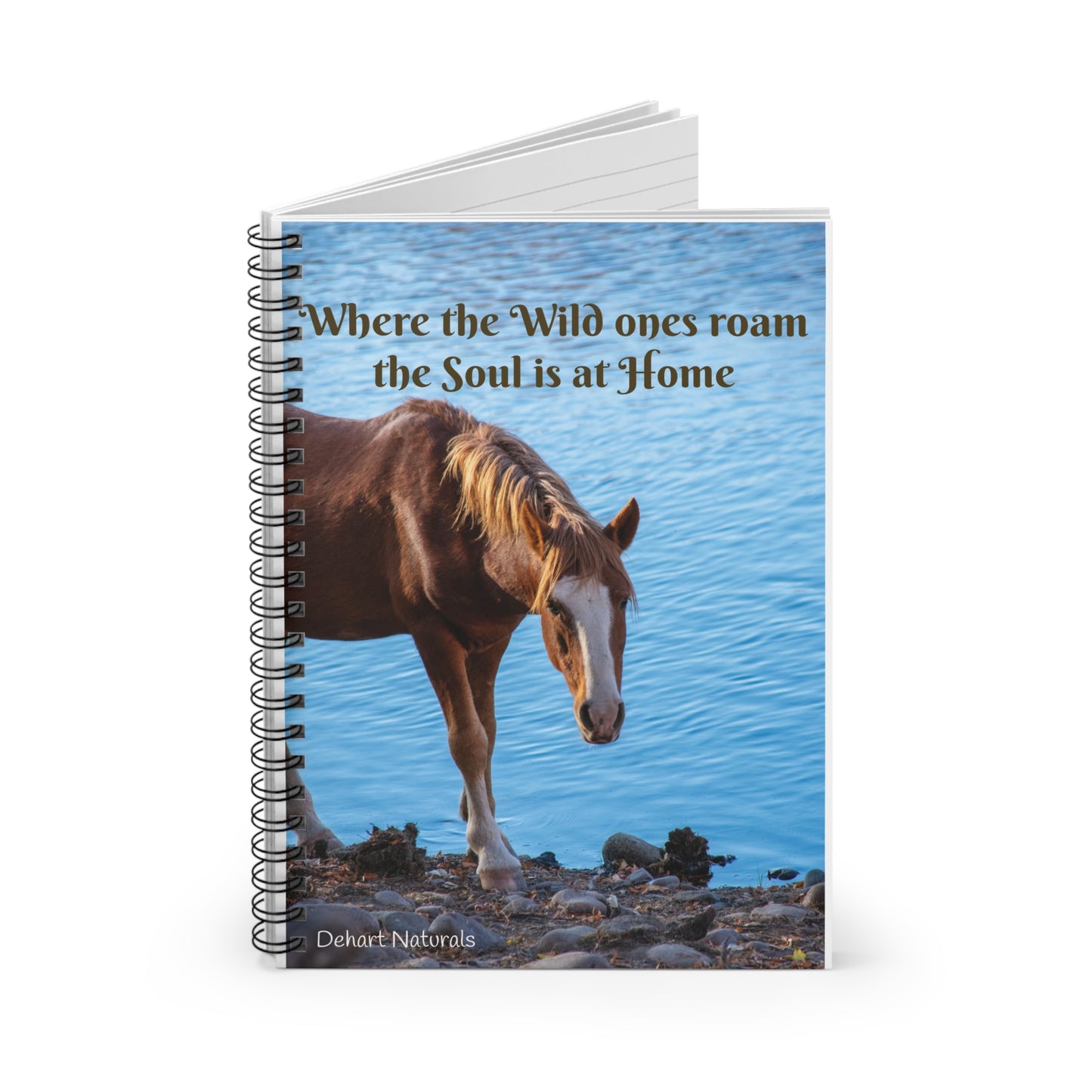 Inspirational Spiral Notebook - Where the Wild Ones Roam