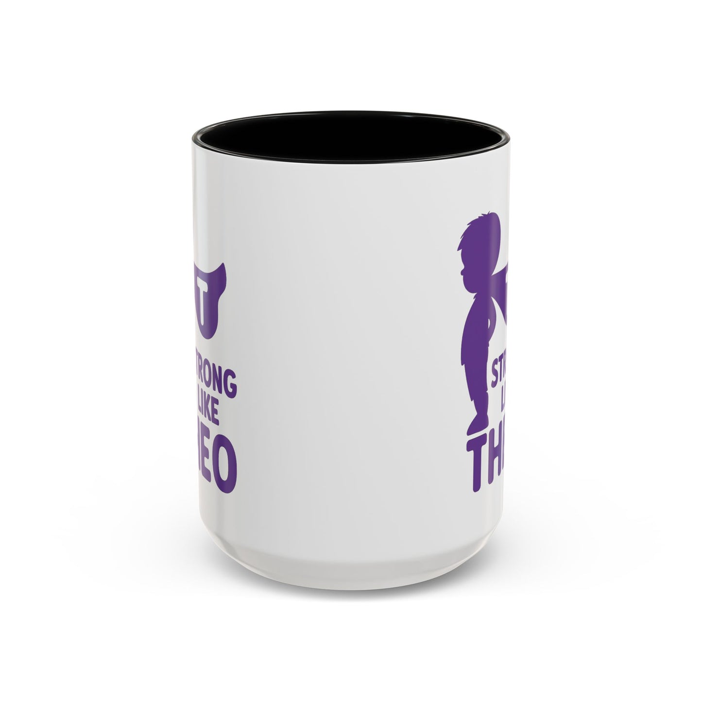 "Strong Like Theo" Coffee Mug- Caped Silhouette Edition