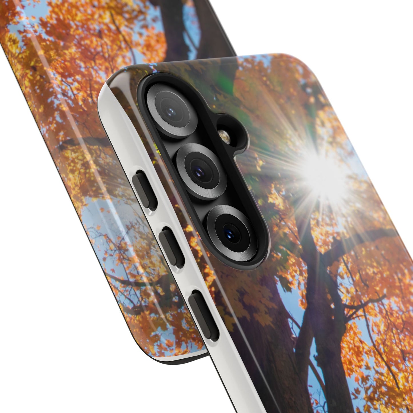 Autumn Vibes Phone Case - Nature-Inspired Tough Cases with Fall Leaves Design
