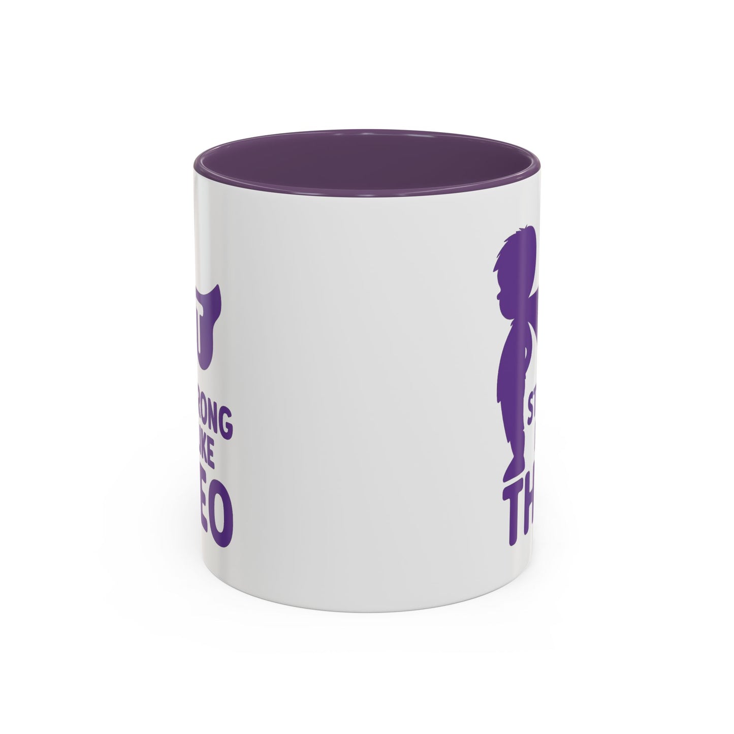"Strong Like Theo" Coffee Mug- Caped Silhouette Edition