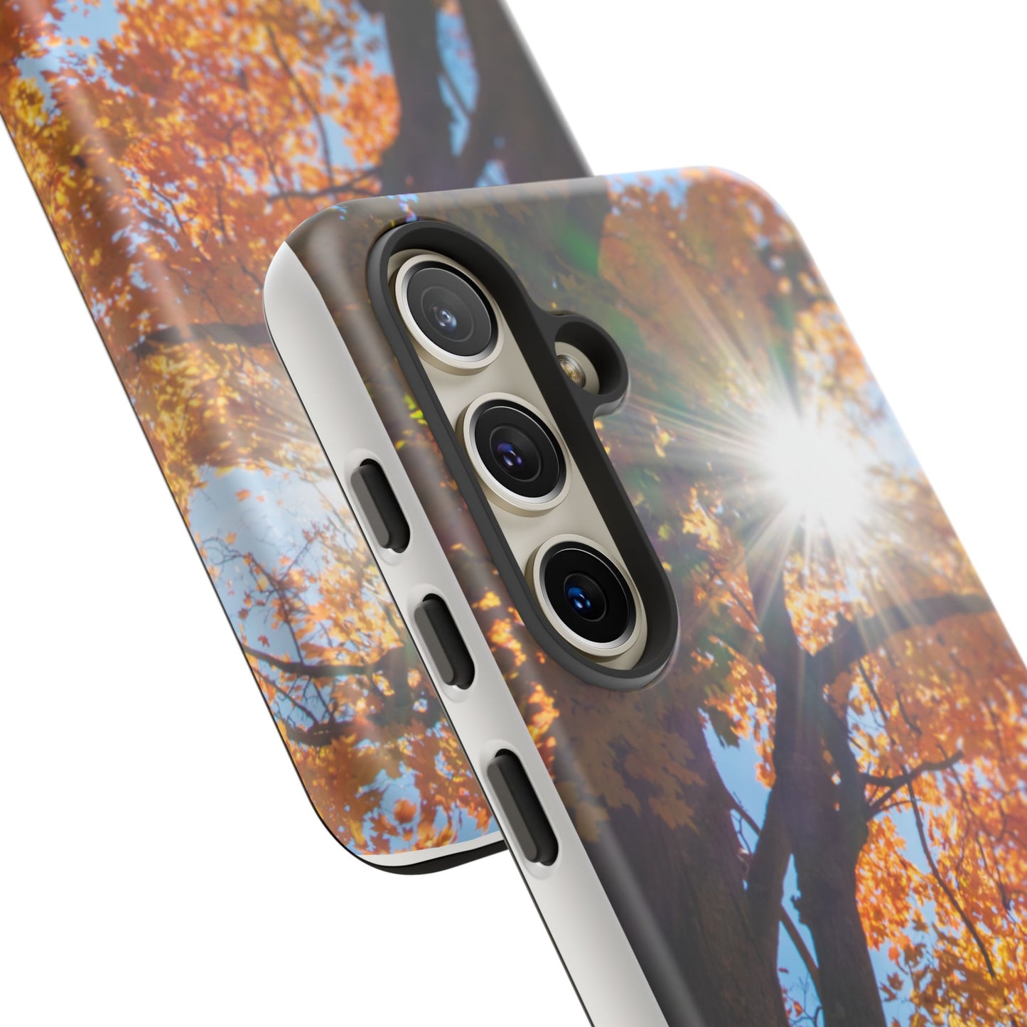 Autumn Vibes Phone Case - Nature-Inspired Tough Cases with Fall Leaves Design