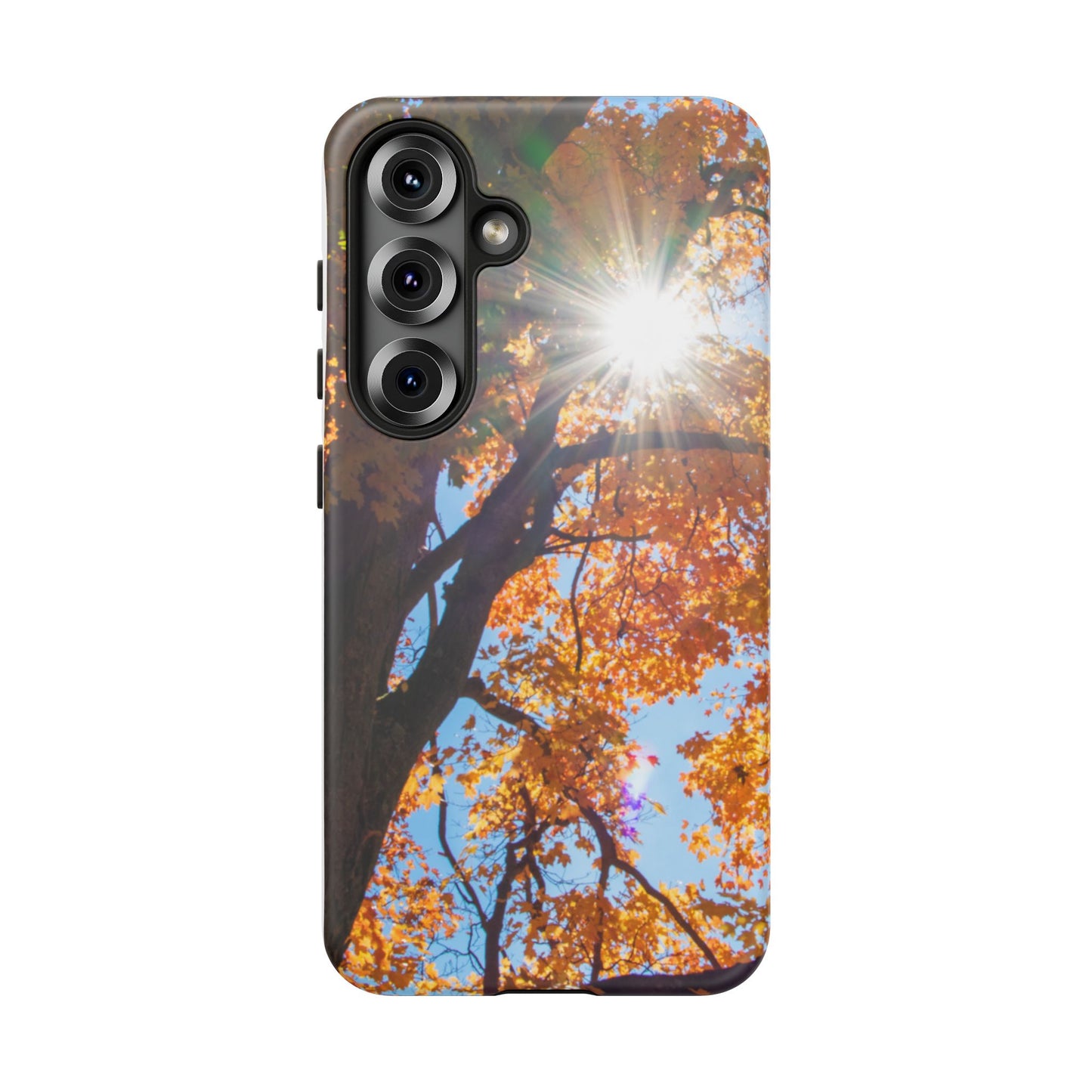 Autumn Vibes Phone Case - Nature-Inspired Tough Cases with Fall Leaves Design