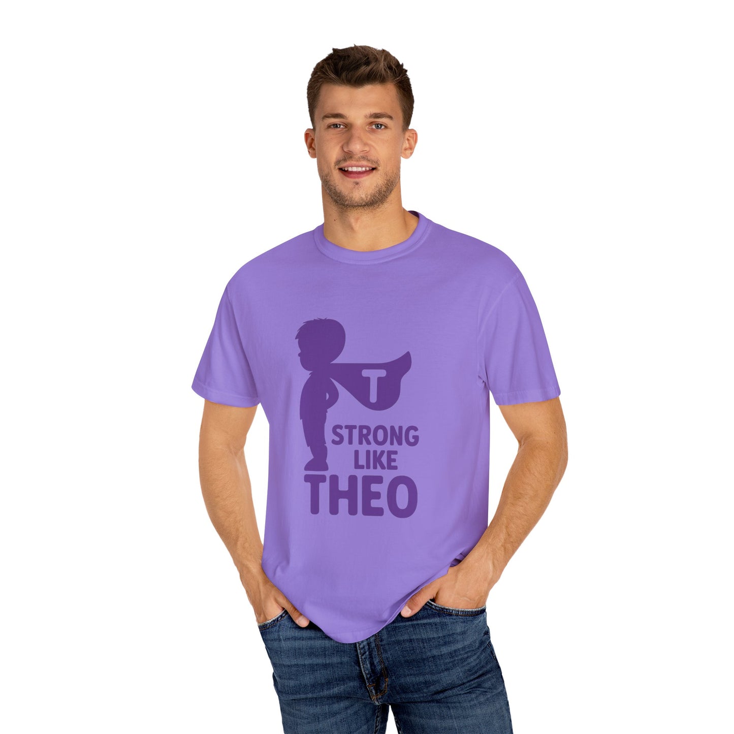 Strong Like Theo Tee, Support Tee for TBI Recovery