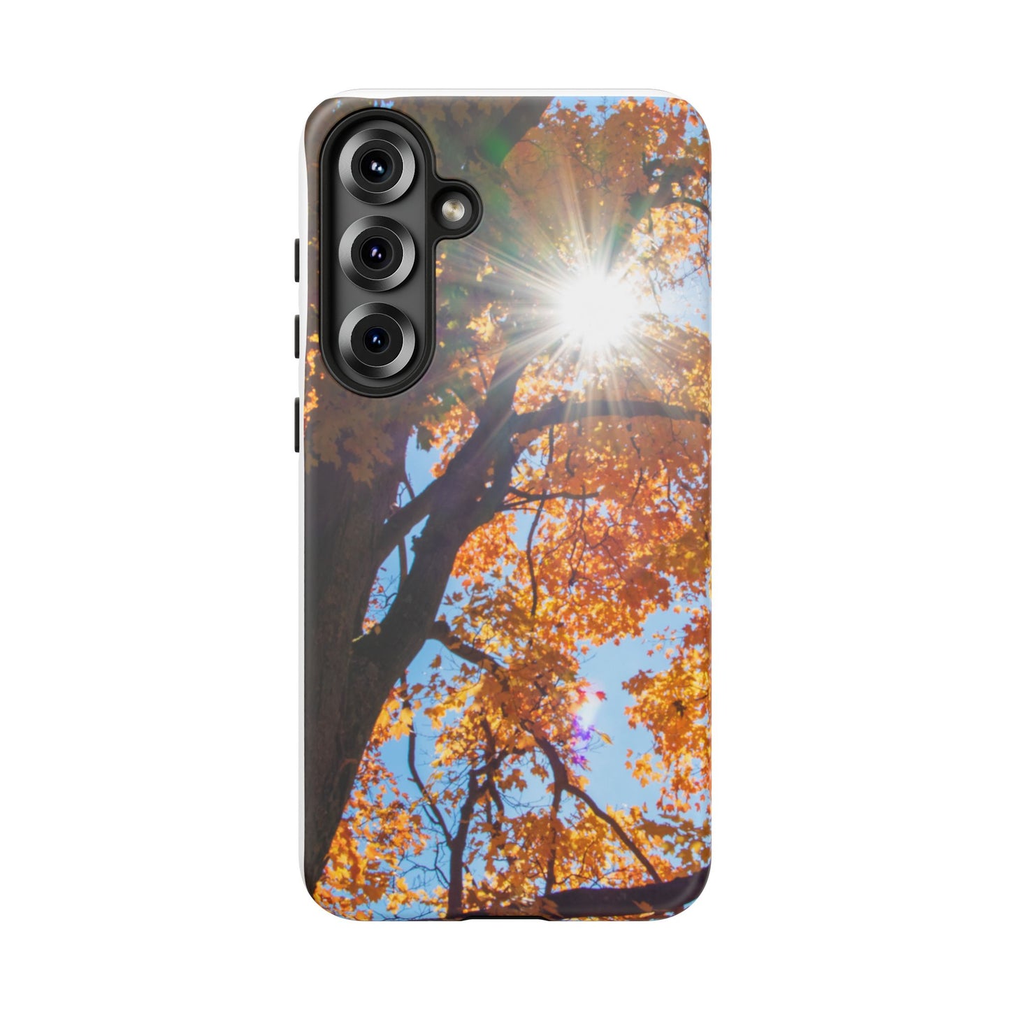 Autumn Vibes Phone Case - Nature-Inspired Tough Cases with Fall Leaves Design