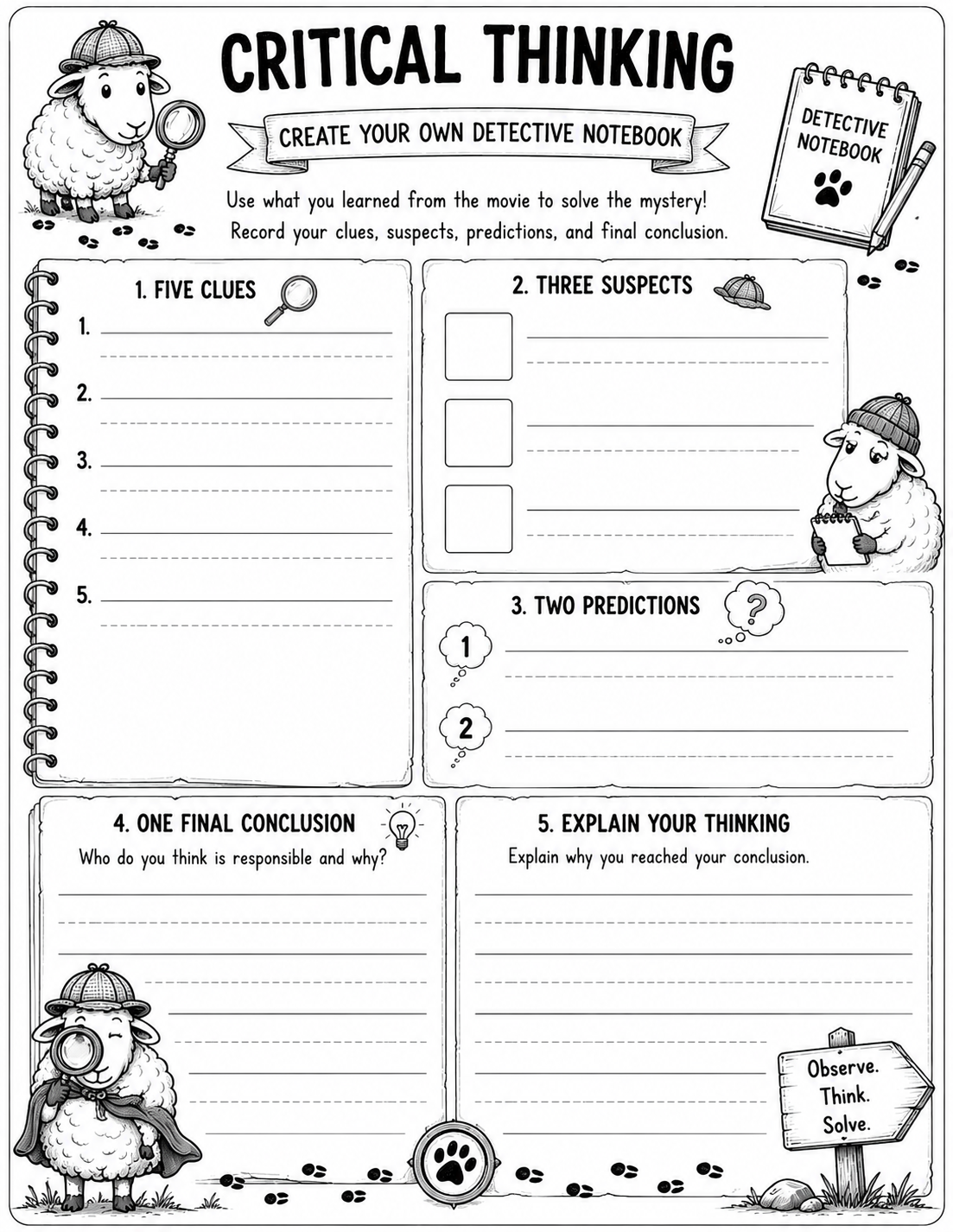 The Great Sheep Mystery: A Cross-Curricular Homeschool Unit Study