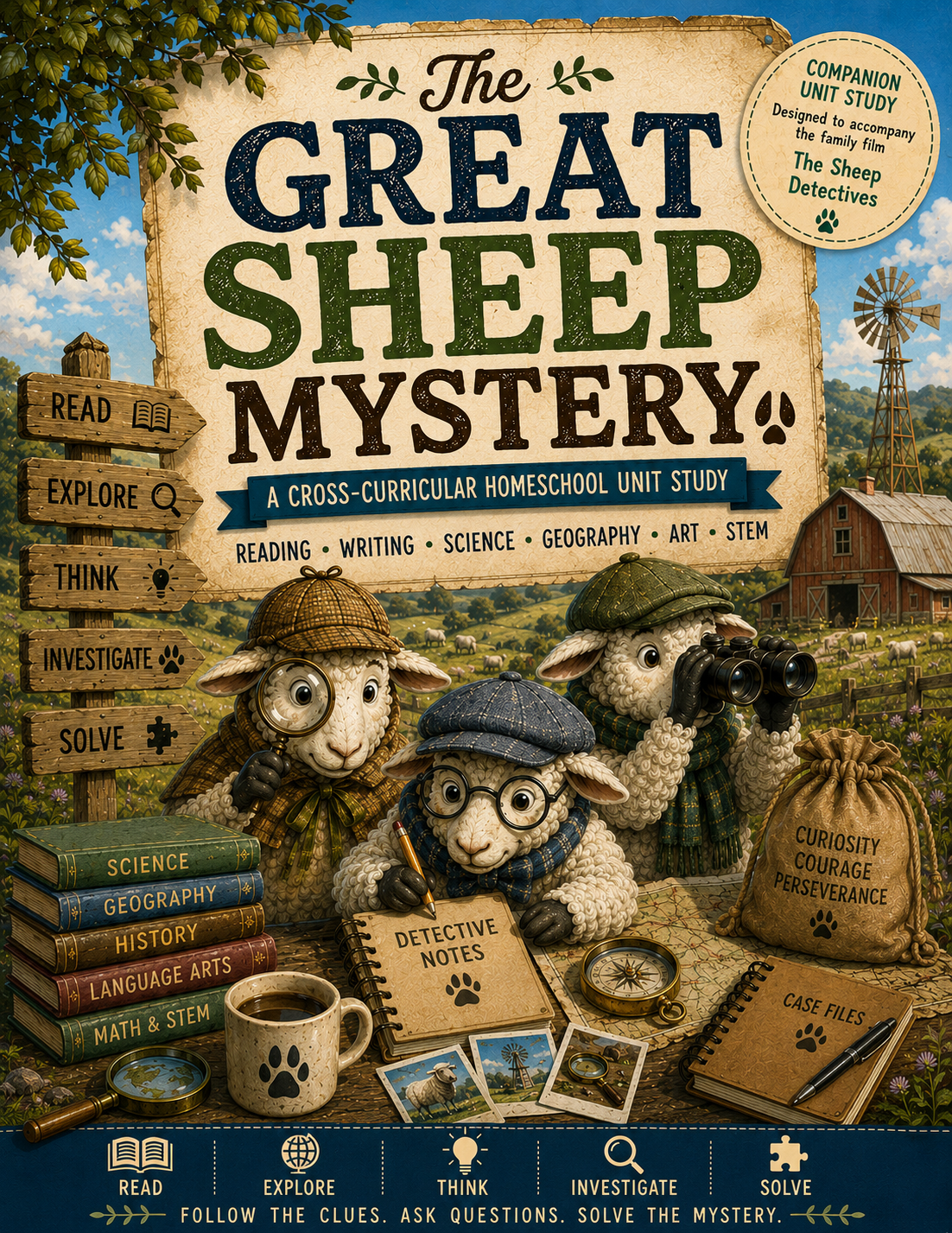 The Great Sheep Mystery: A Cross-Curricular Homeschool Unit Study