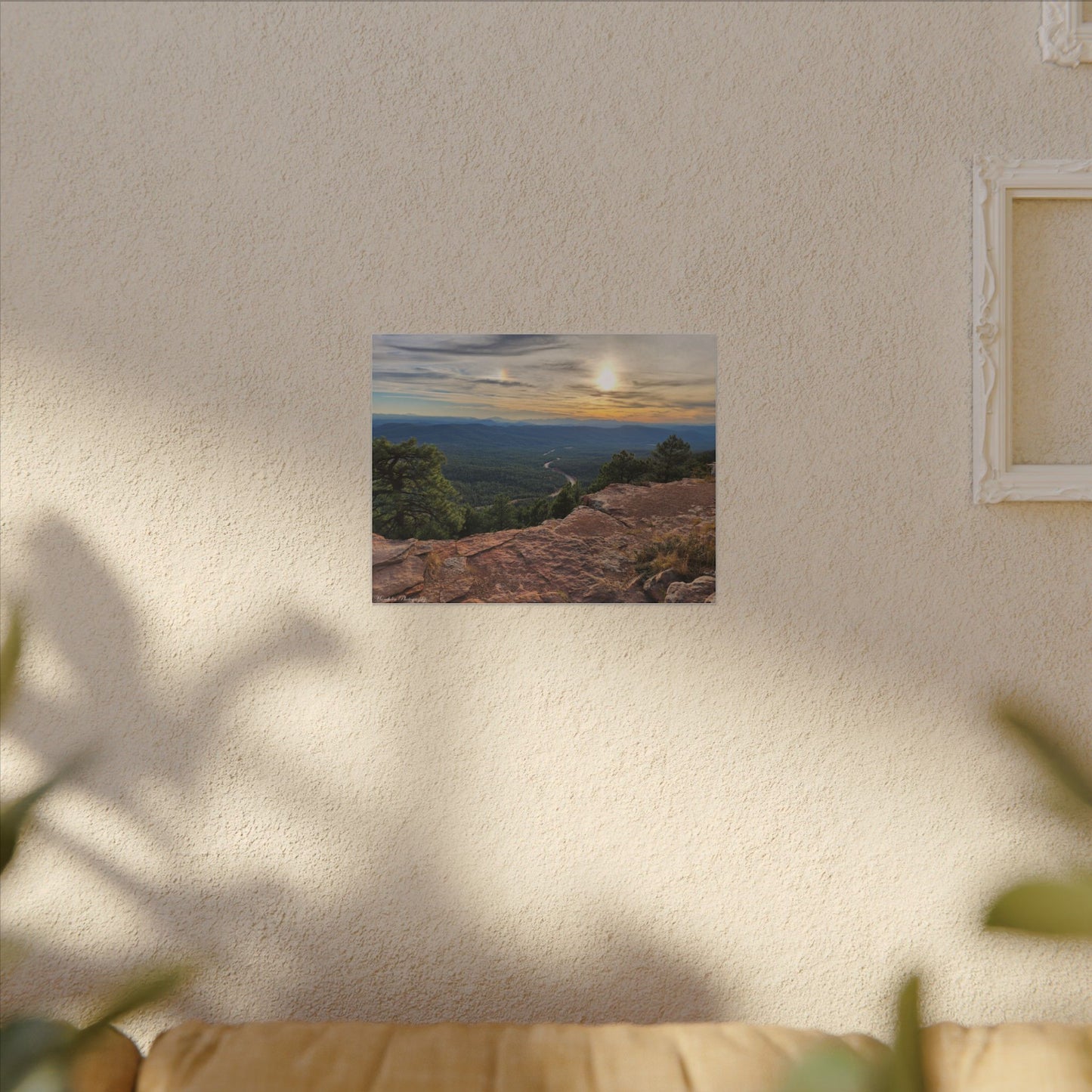 Mogollon Rim Sunset Arizona Landscape Canvas Print