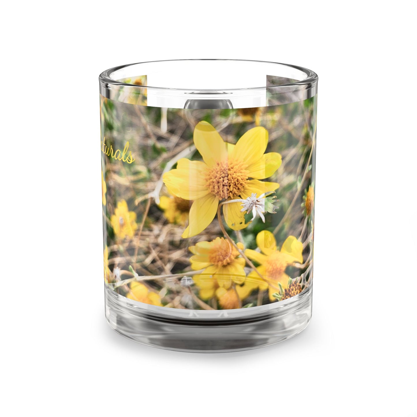 Brittlebush Bloom Glass Mug - In Bloom Collection, 10oz