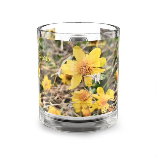 Brittlebush Bloom Glass Mug - In Bloom Collection, 10oz
