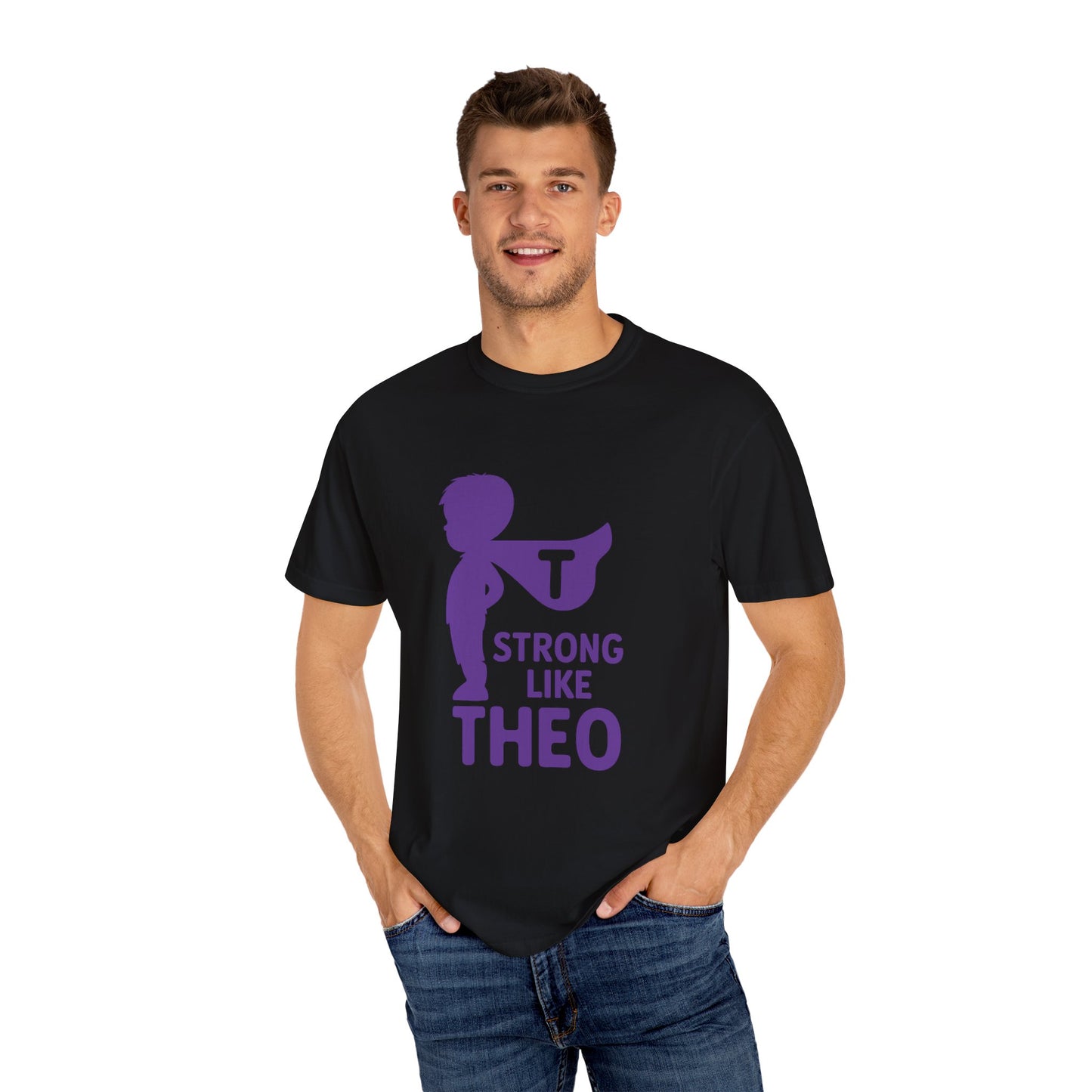 Strong Like Theo Tee, Support Tee for TBI Recovery